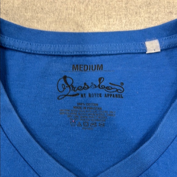 Blue V-Neck t-Shirt - Picture 3 of 5